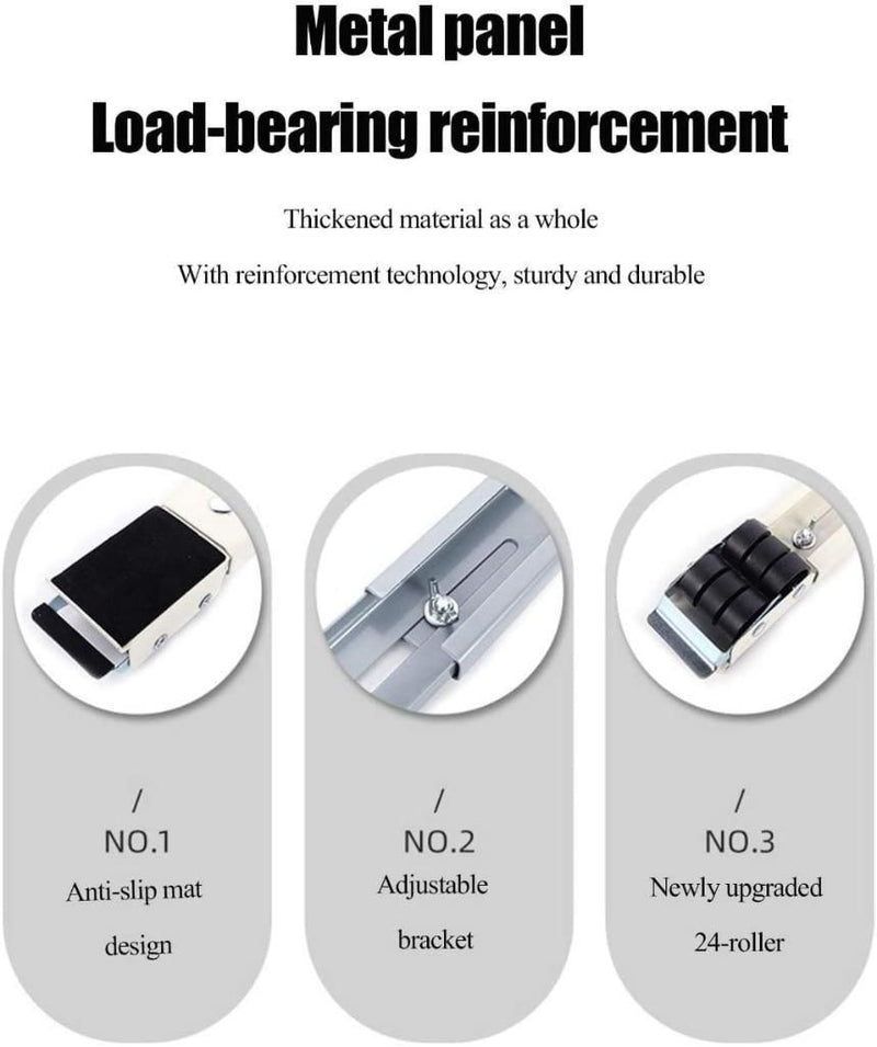 Multi-Functional Adjustable Trolley Fixed Mount Racks Holder (Pair of 1)