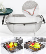 Stainless Steel Colander Oval Shape Big Size