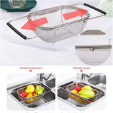 Stainless Steel Colander Oval Shape Big Size