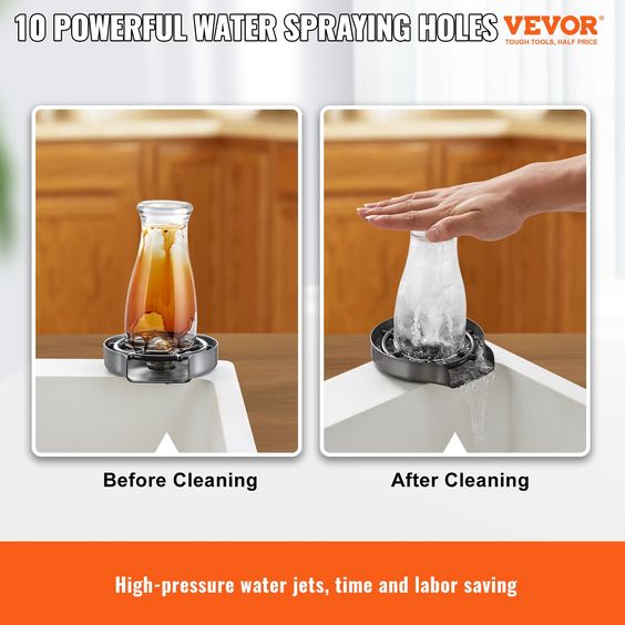 Kitchen Sink Glass Rinser