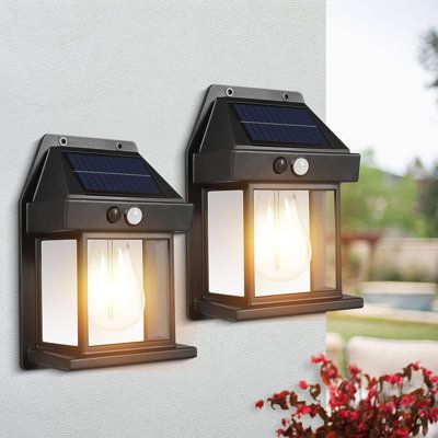 Solar wall lights outdoor